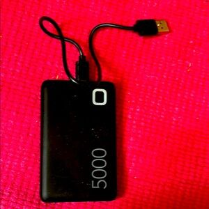 Black Portable Power Bank